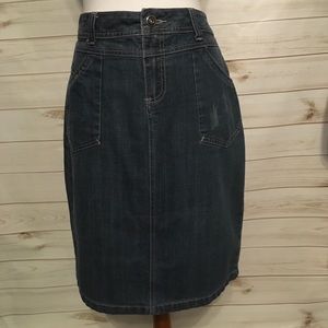 Baccini Denim Skirt size 8